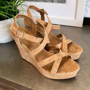 BP Cork Wedge Shoes